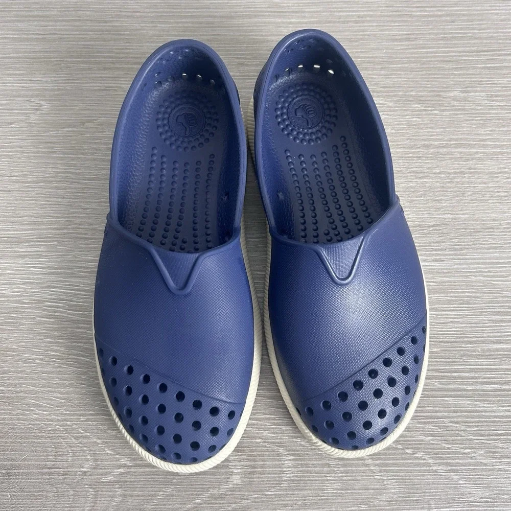 Native Kids Slip On Shoes Size C11 Navy Blue Unisex Lightweight Summer